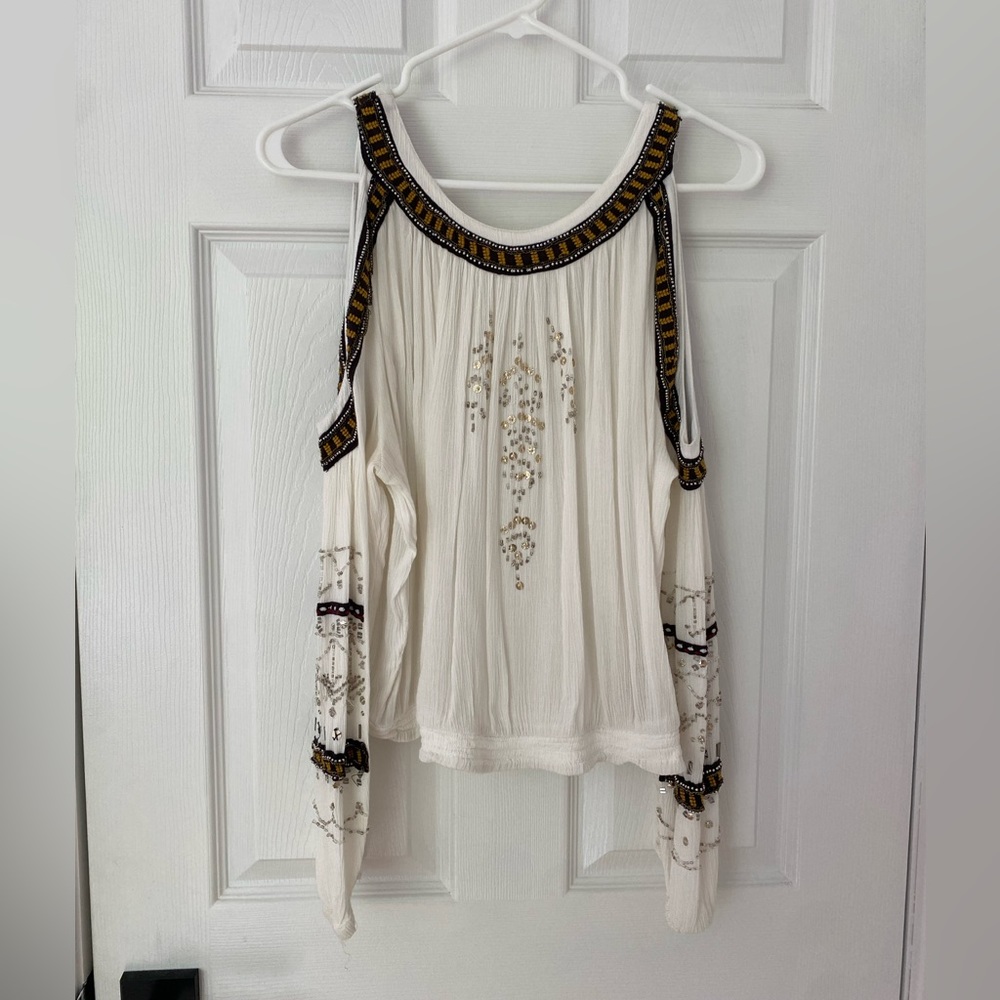 Free People - Off the Shoulder Blouse - X-Small